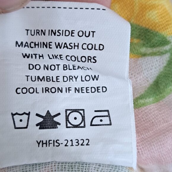 Mud Pie Girl's 4T Sleeveless Pineapple Print Multicolor Ruffles Dress - Picture 7 of 7